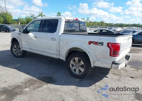 2016 Ford F-150 Platinum from USA, damaged, VIN 1FTEW1EG2GFA67237